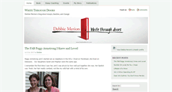 Desktop Screenshot of debbiemerion.com